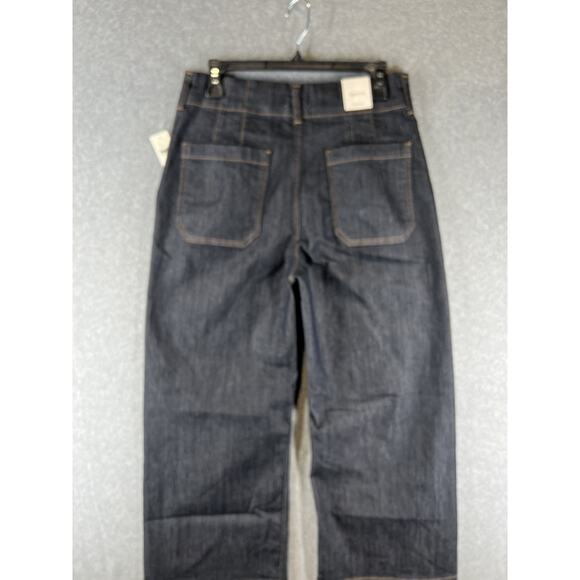 Anthropologie Maeve Colette Crop Wide-Leg Jeans Size 29 - Picture 6 of 7